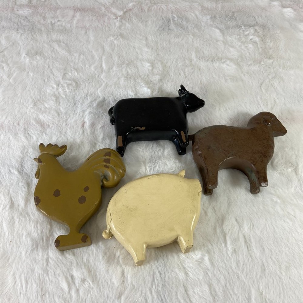Farm animal shelf sitters Country kitchen Farmhouse decor